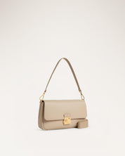 Grained Leather Handbag