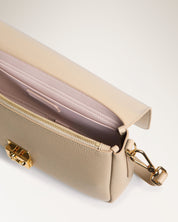 Grained Leather Handbag