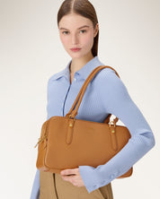 Giulia M Boston Bag Tobacco