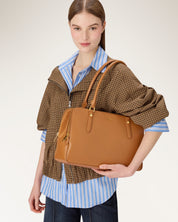 Giulia L Boston Bag Tobacco