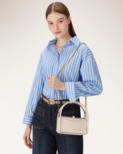Nicole Mini Boston Bag Sabbia